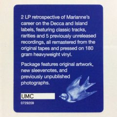 Marianne Faithfull - Songs Of Innocence And Experience  2 x LP