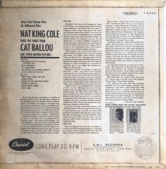 Nat King Cole Signs His Songs From Cat Ballou And Other Motion Pictures - LP