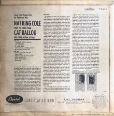 Nat King Cole Signs His Songs From Cat Ballou And Other Motion Pictures - LP