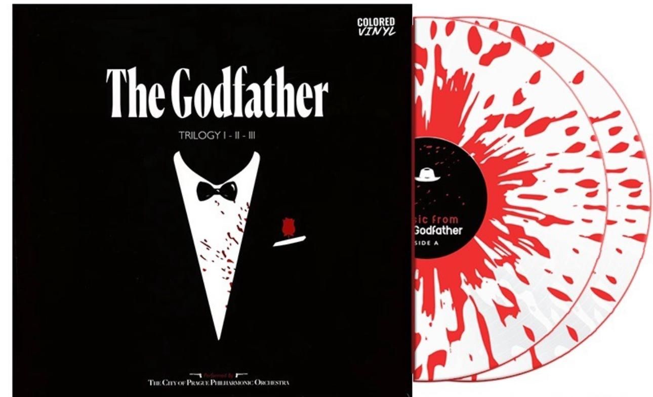 Music From The Godfather Trilogy I - II - III Double ( Red Splatter ) LP