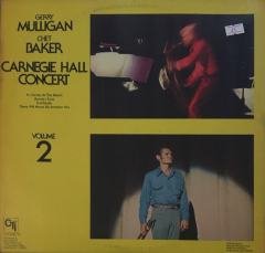 Gerry Mulligan Chet Baker Carnegie Hall Concert Vol.2 LP