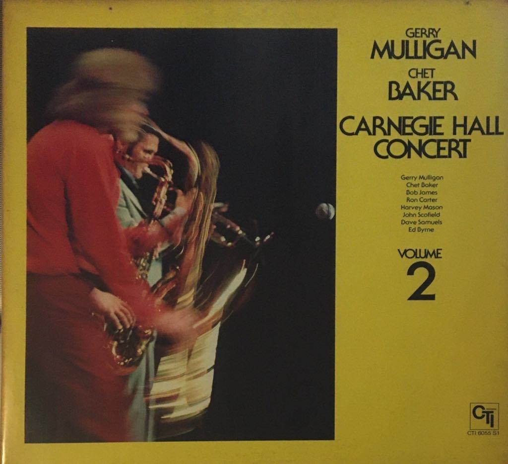 Gerry Mulligan Chet Baker Carnegie Hall Concert Vol.2 LP