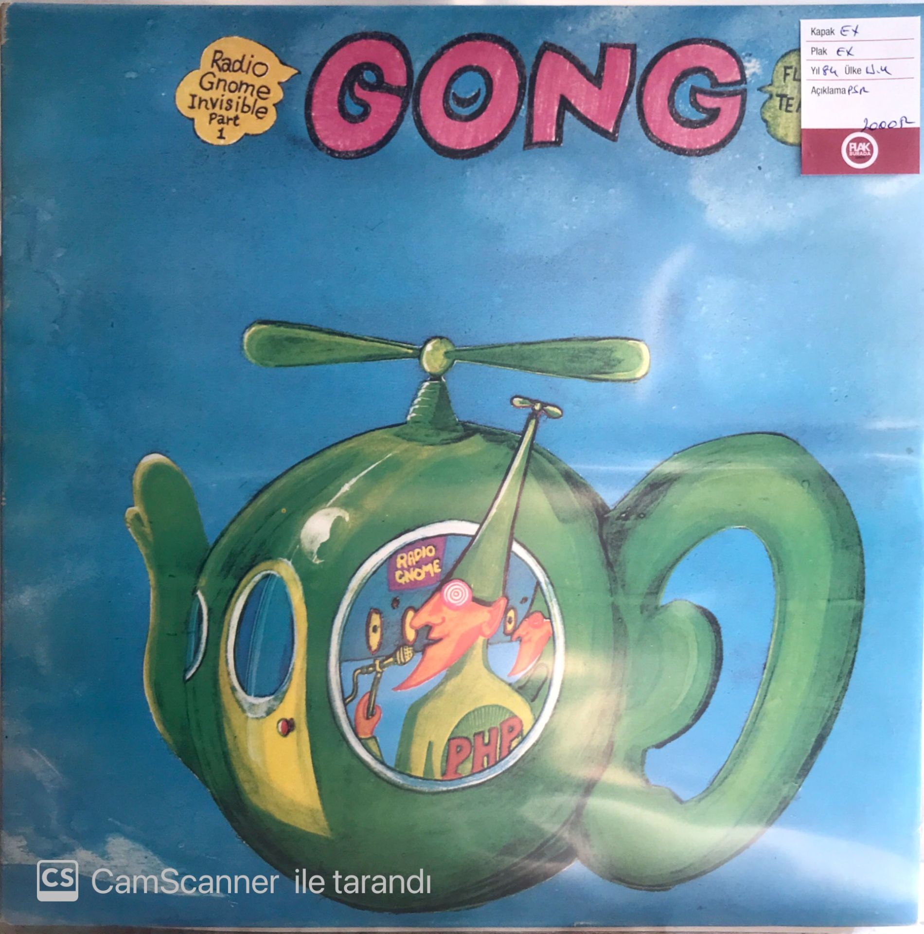 Gong - Radio Gnome İnvisible LP
