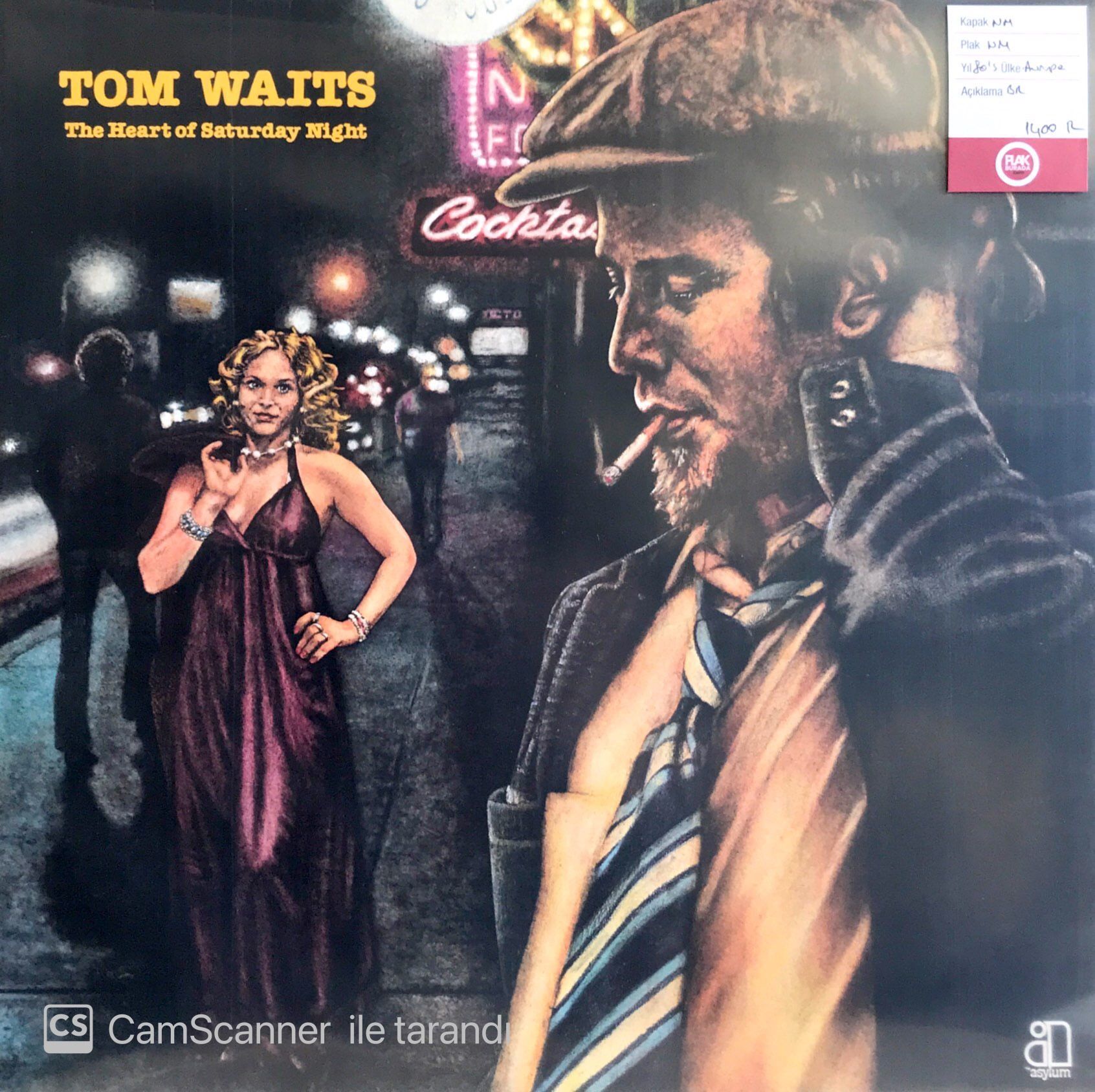 Tom Waıts / The Hearts Of Saturday Night LP