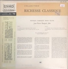 Jean Pierre Rampal Telemann Bach Pepusch Loeillet LP