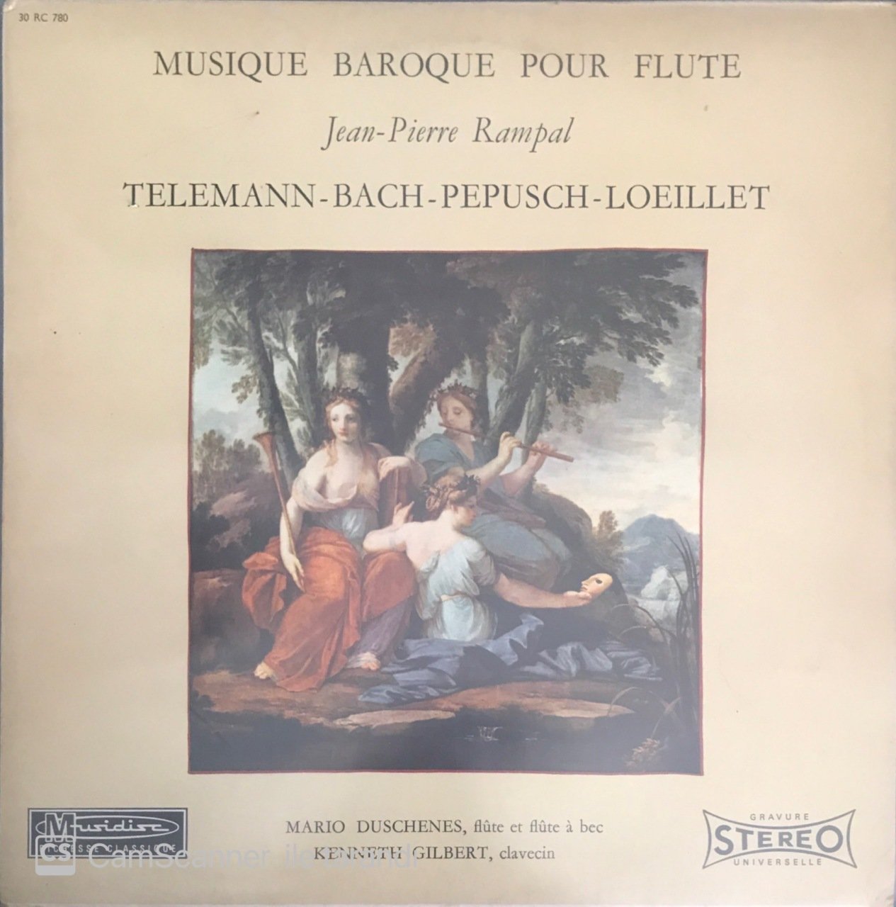 Jean Pierre Rampal Telemann Bach Pepusch Loeillet LP