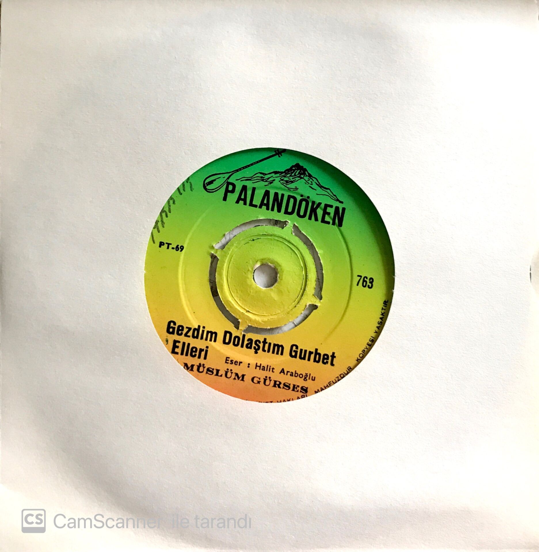 Müslüm Gürses Gezdim Dolaştım Gurbet Elleri 45lik