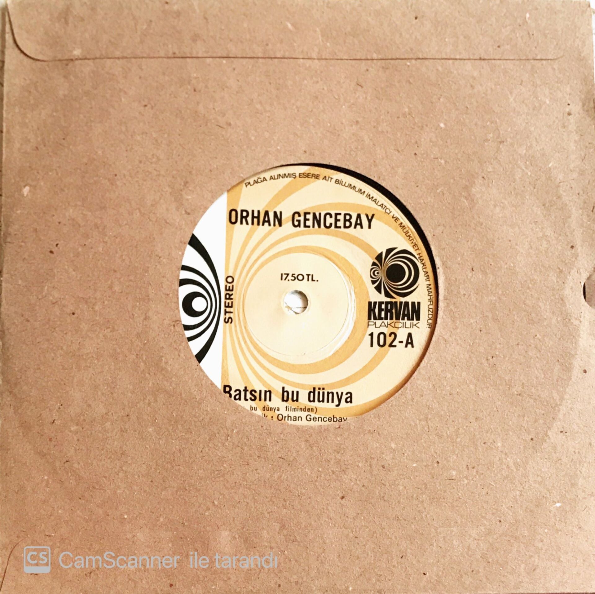 Orhan Gencebay - Batsın Bu Dünya/Sevmenin Zamanı Yok - 45'lik