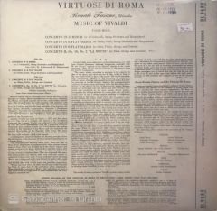Renato Fasano Virtuosi Di Roma Vivaldi LP