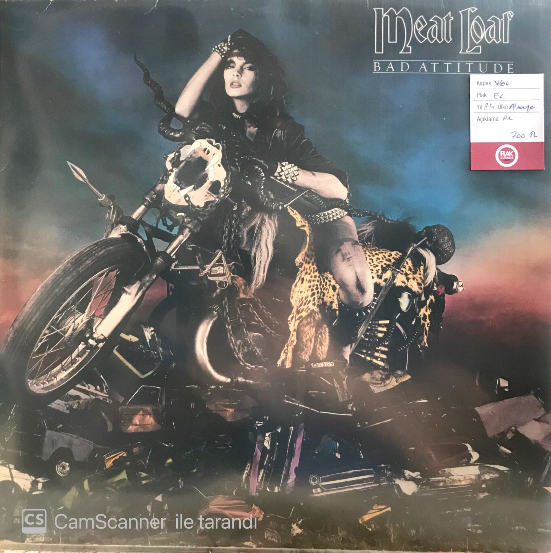 Meat Loaf Bad At Titude LP