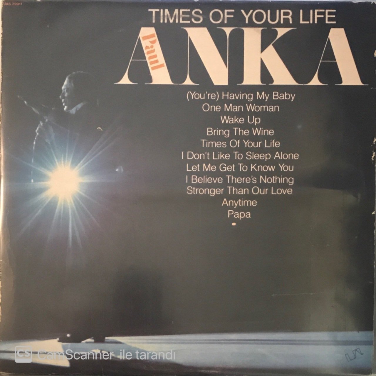 Times Of Your Life Paul Anka LP