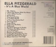 Ella Fitzgerald It's A Blue World CD