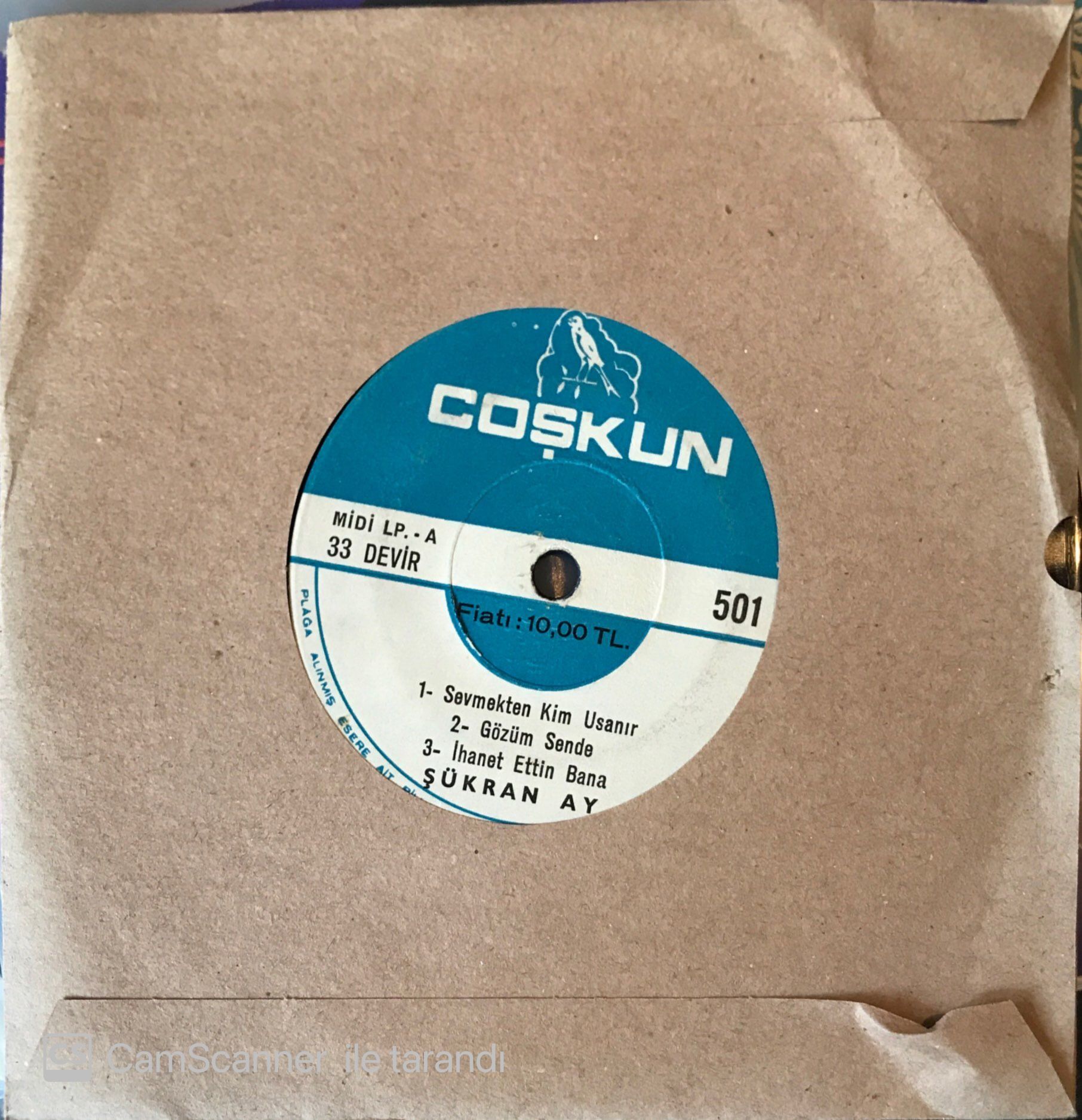 Şükran Ay Sevmekten Kim Usanır Mini Long 45lik