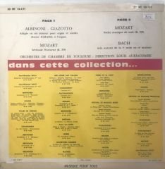 Louis Auriacombe Mozart Albinoni Bach LP