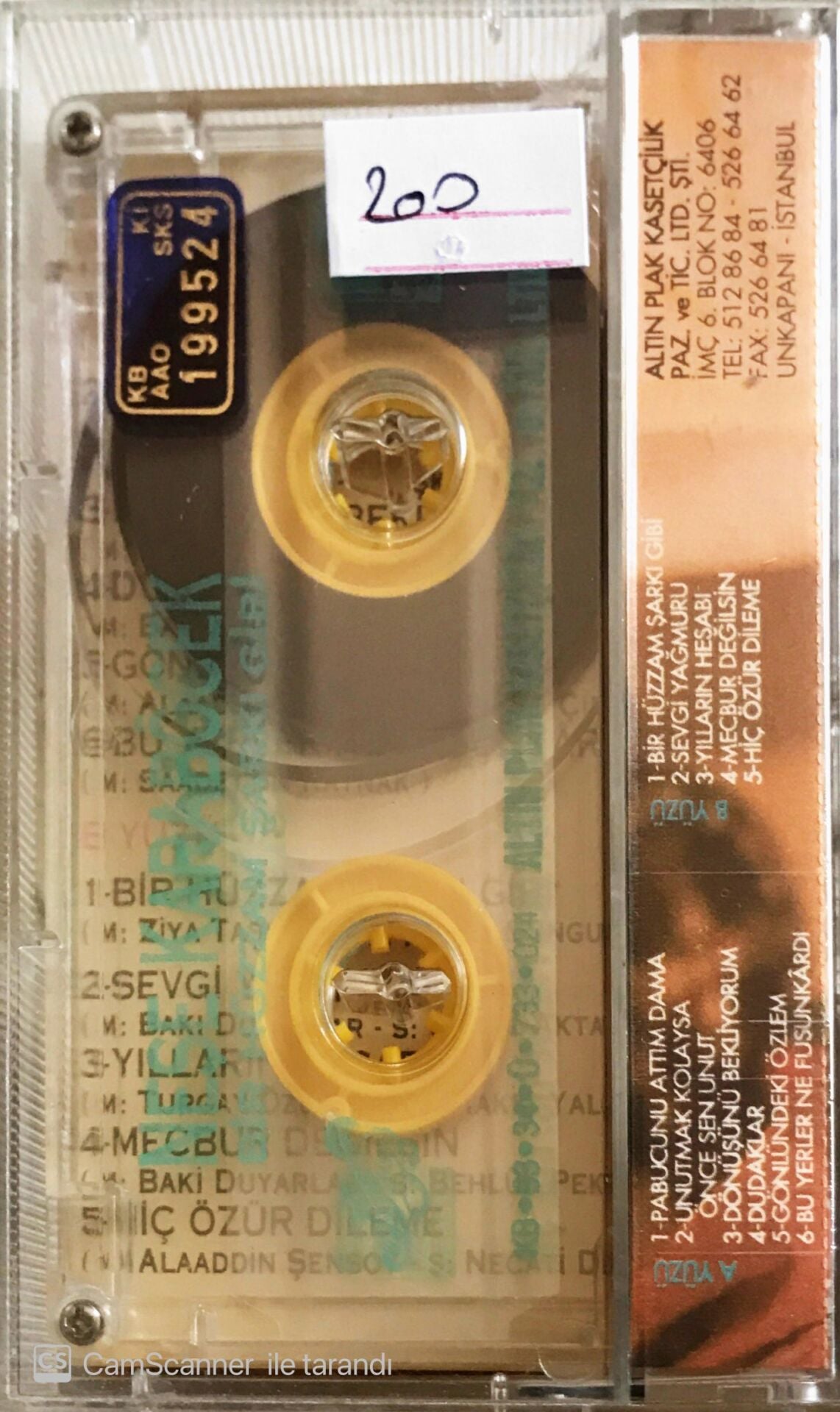 Neşe Karaböcek - Bir Hüzzam Şarkı Gibi - KASET