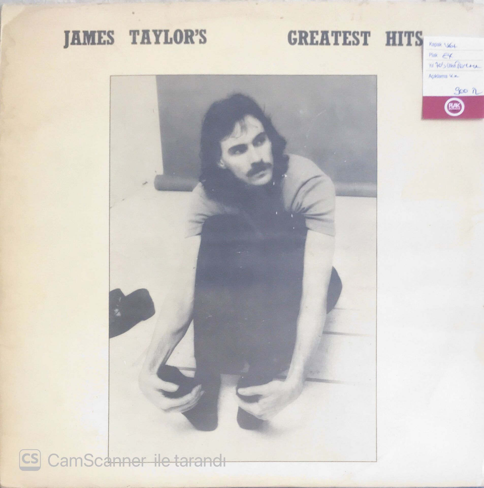 James Taylor's Greatest Hits - LP