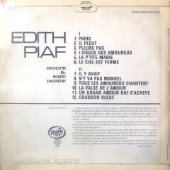 Edith Piaf / Paris LP