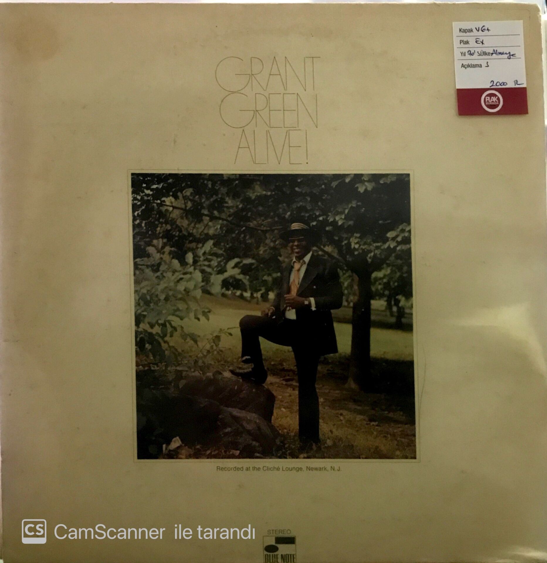 Grant Green Alive LP