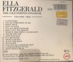 Ella Fitzgerald The Cole Porter Songbook Vol 2 CD