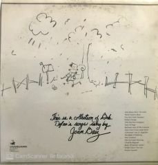 Joan Baez Songs Bob Dylan Any Day Now Double LP
