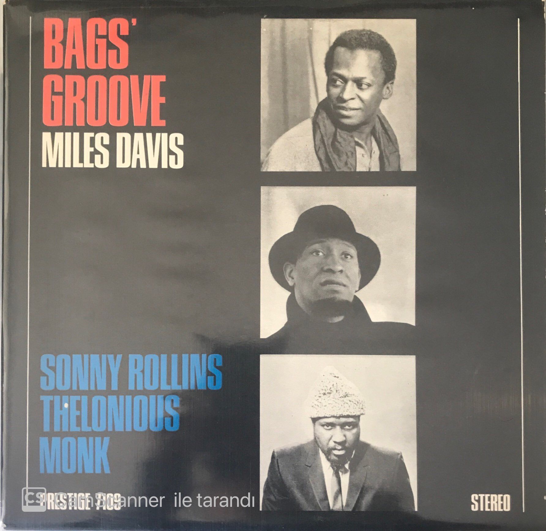 Bags' Groove Mıles Davıs - Sonny Rollıns Thelonıous Monk LP
