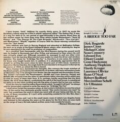 A Bridge Too Far Soundtrack LP