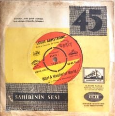 Louis Armstrong - What A Wonderful World/Cabaret - 45'lik