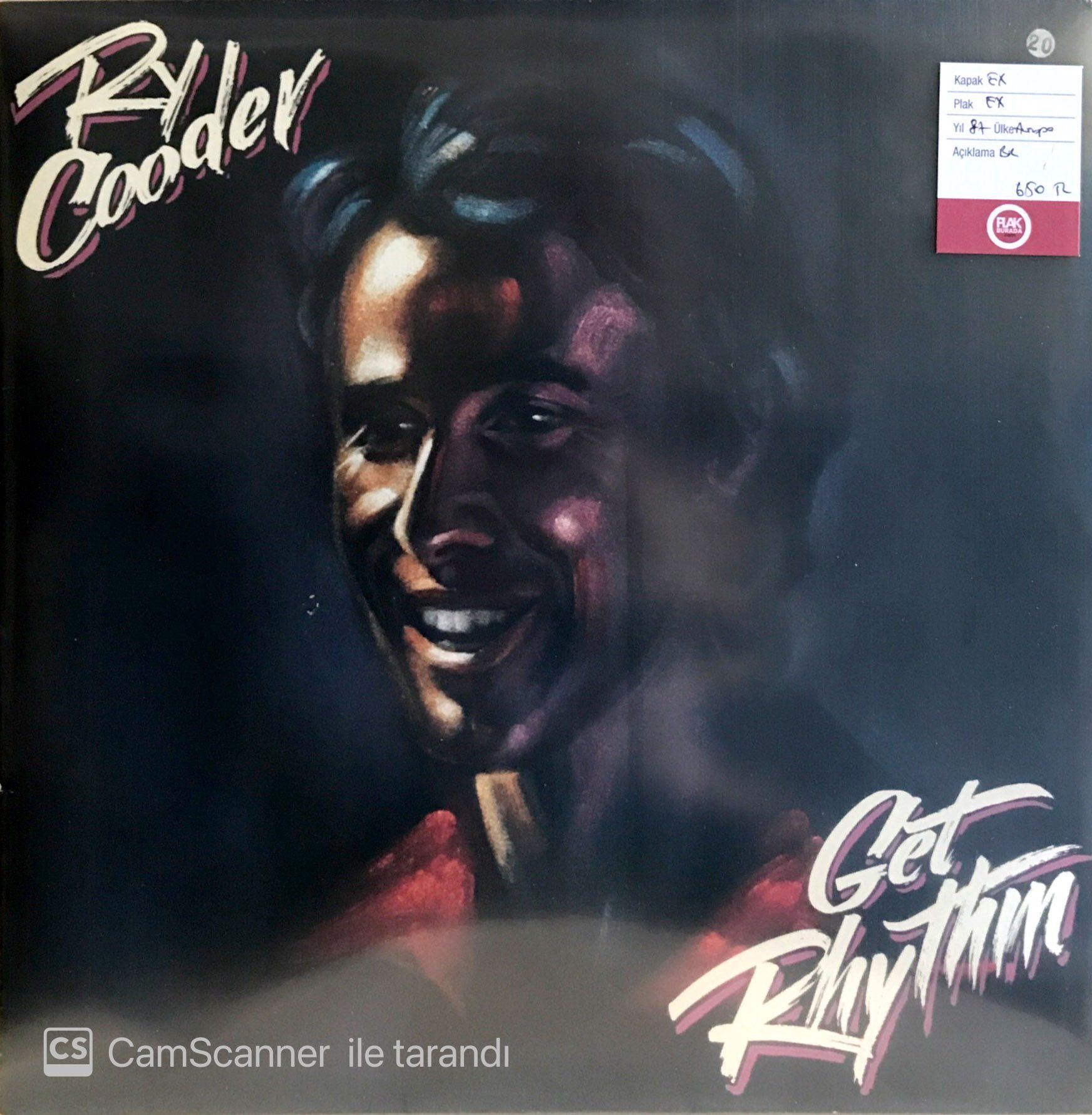 Ry Cooder / Get Rhytim LP