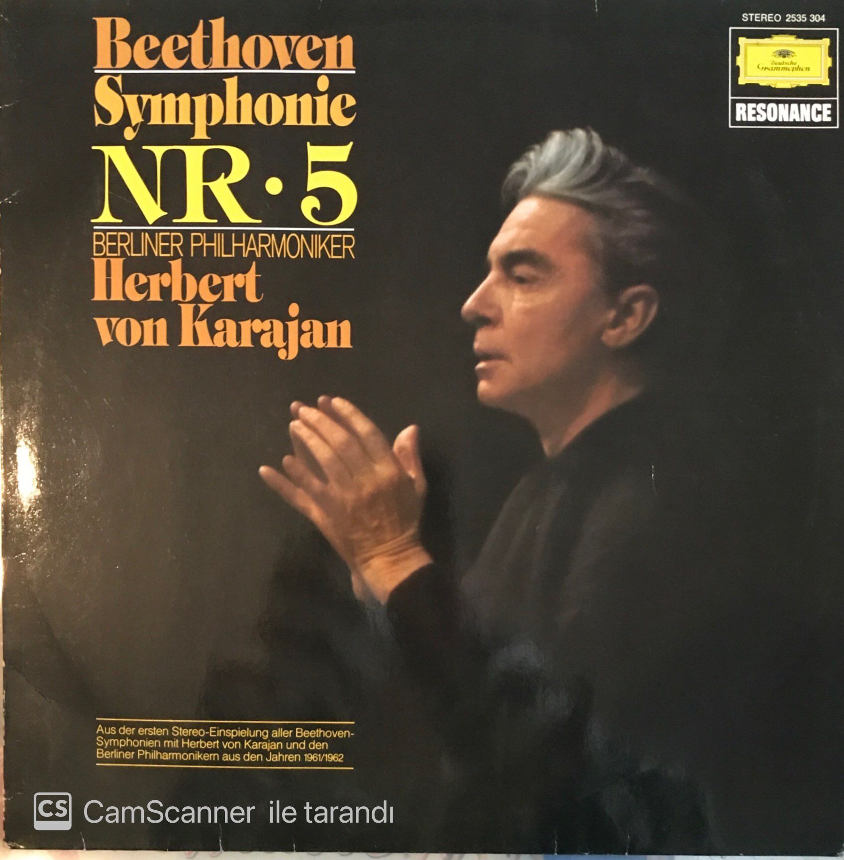 Beethoven Symphonie Nr.5 Berliner Philharmoniker Herbert Von Karajan LP