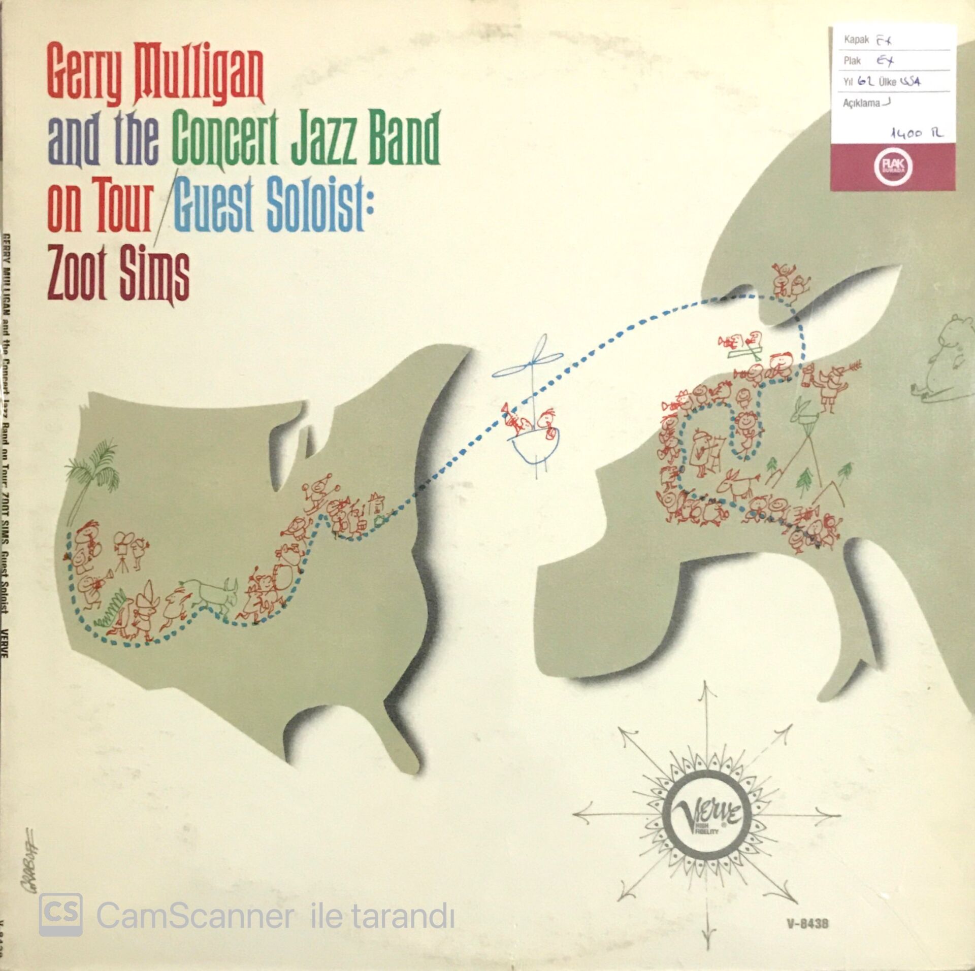 Gary Mulligan and the Concert Jazz Band LP