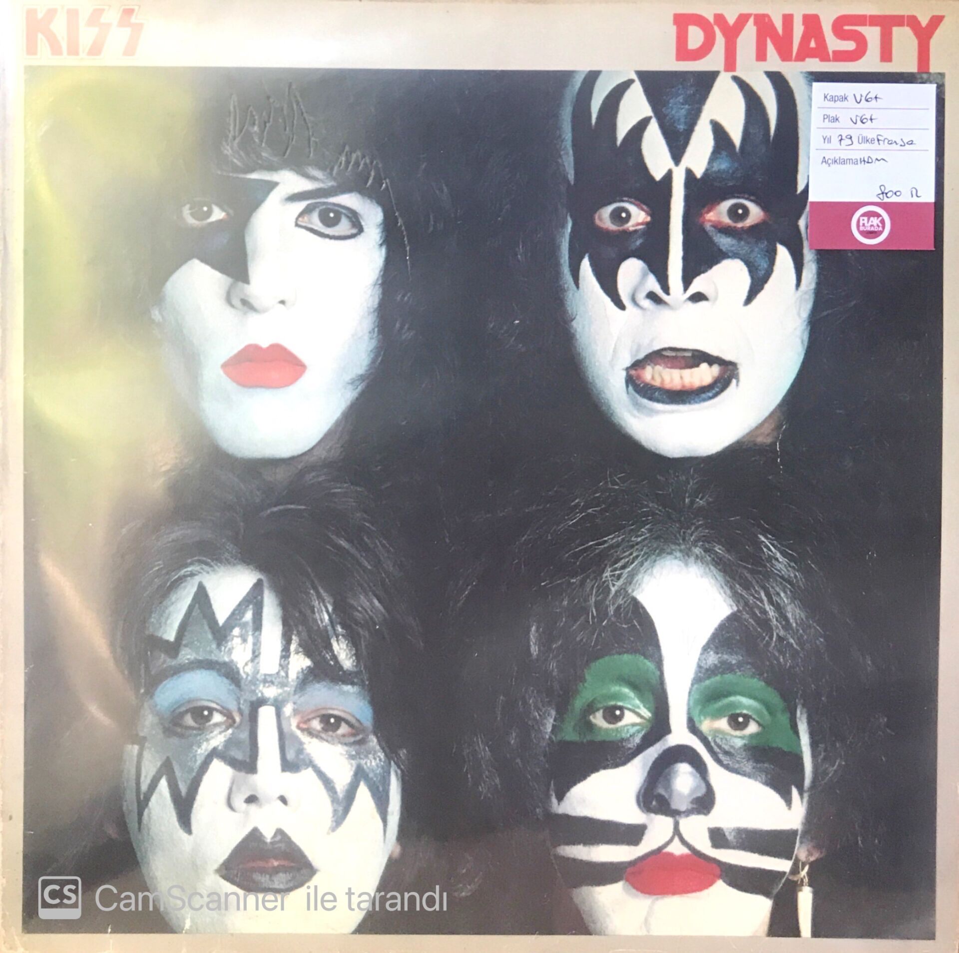 Kiss Dynasty LP