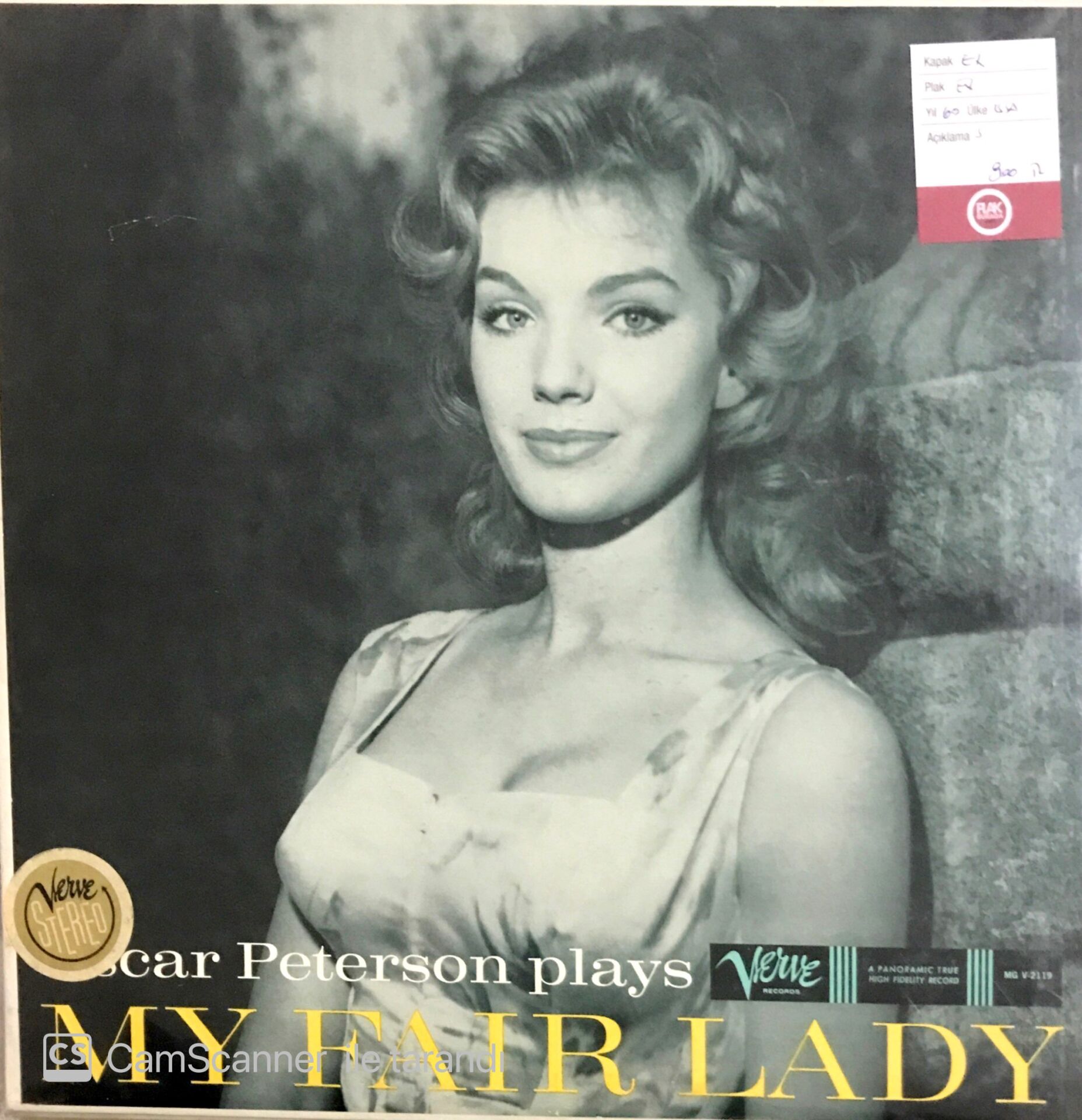 Oscar Peterson plays My Fair Lady LP