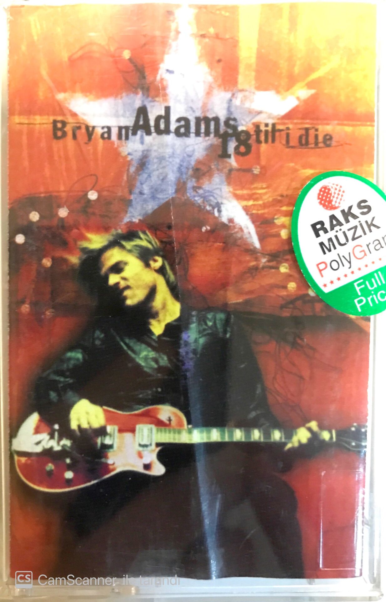 Bryan Adams 18 till i Die Kaset