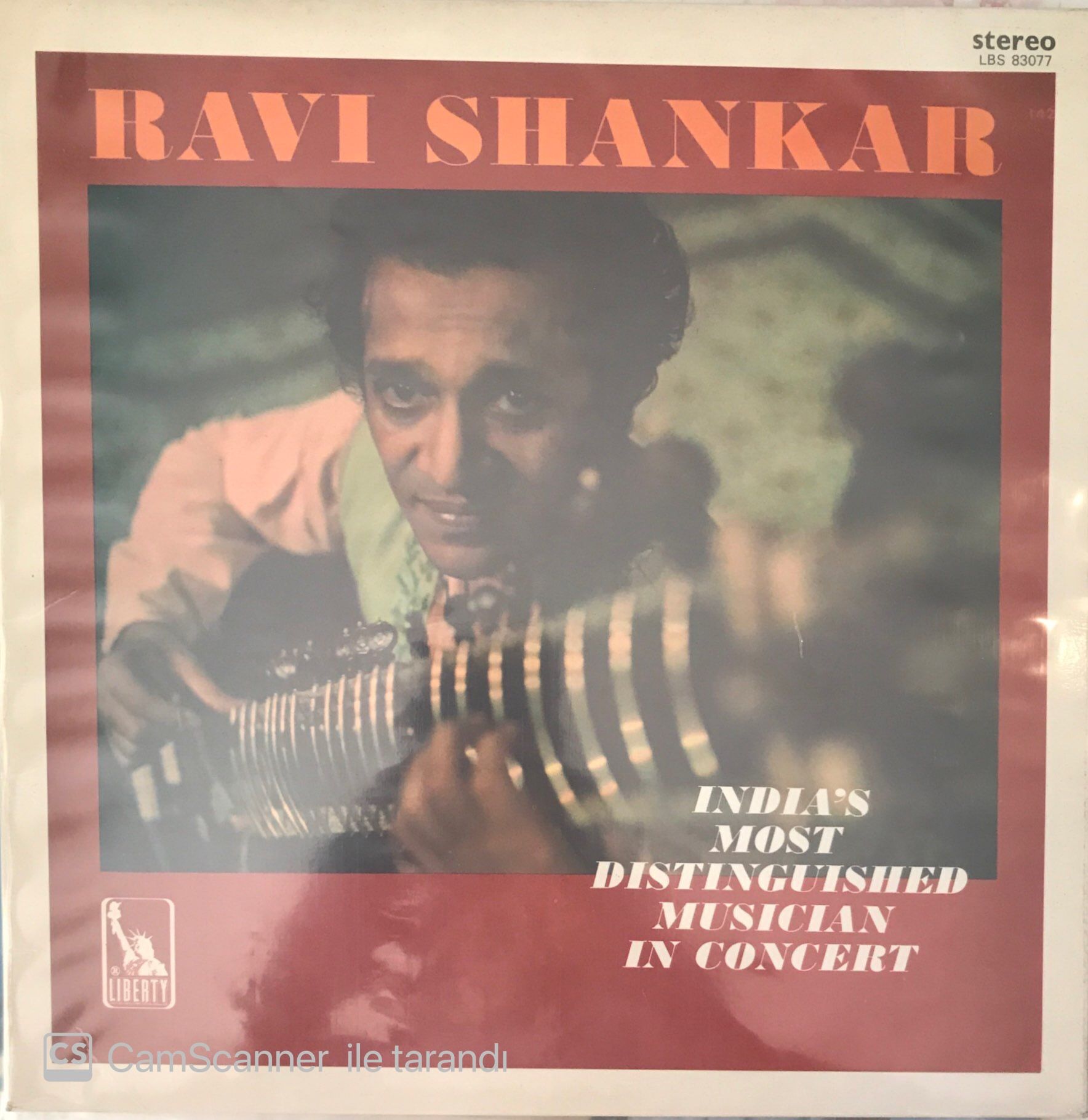 Ravi Shankar - India's Most Distinguıshed Musician In Concert LP