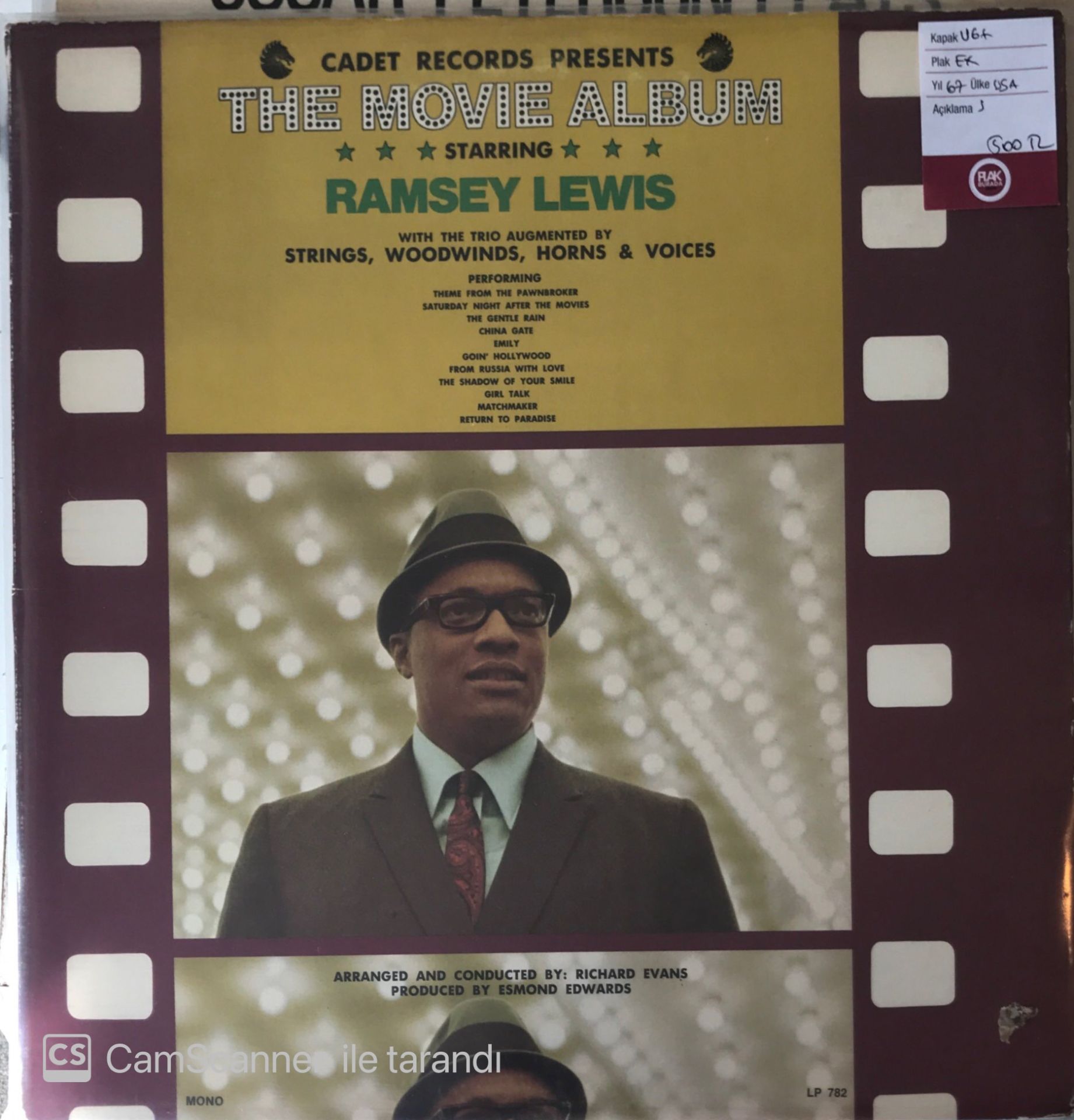 Ramsey Lewis - The Movie Album LP