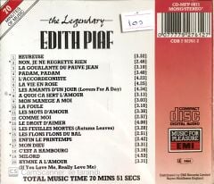 Edith Piaf The Legendary CD