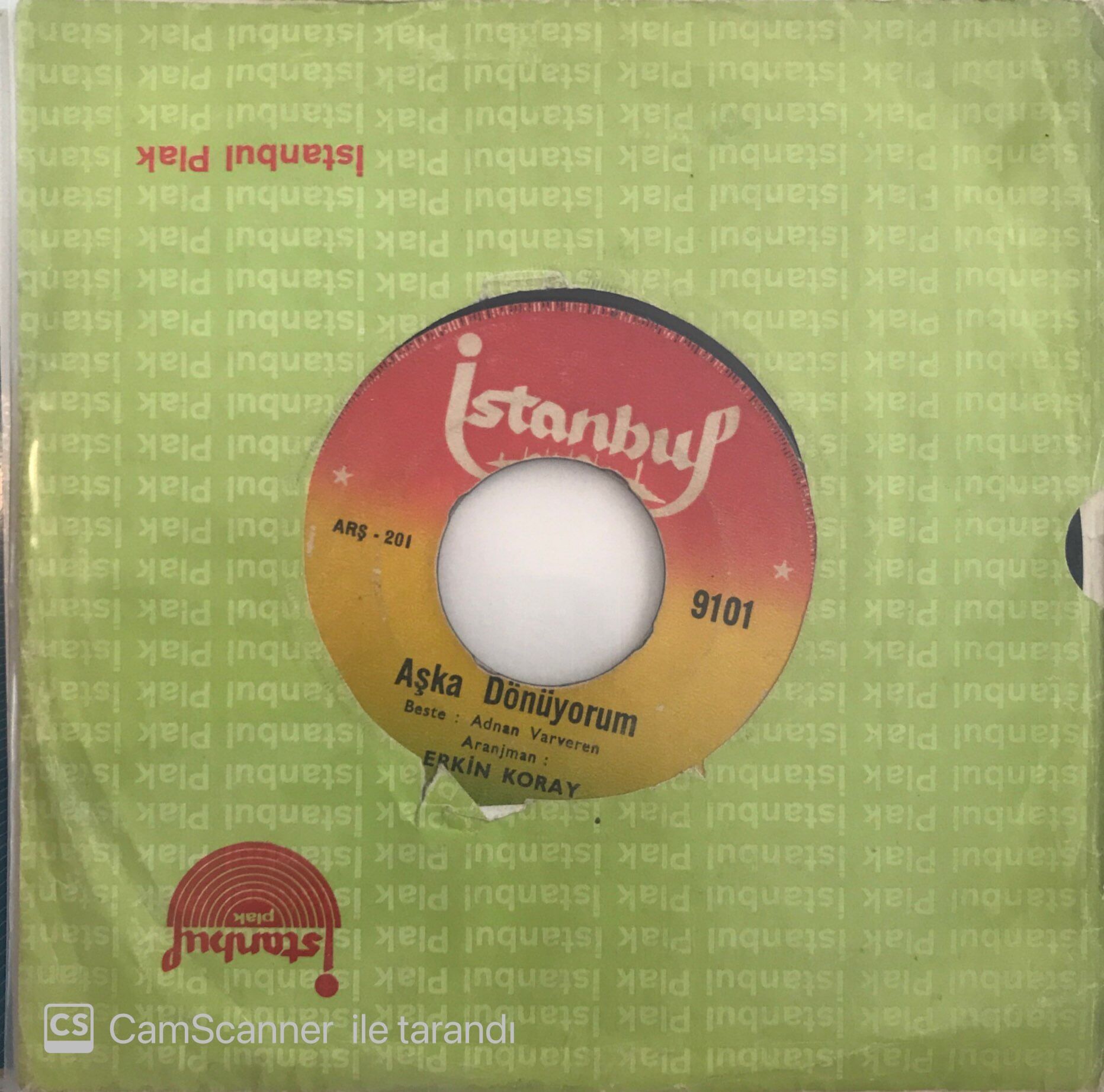 Erkin Koray Aşka Dönüyorum 45lik