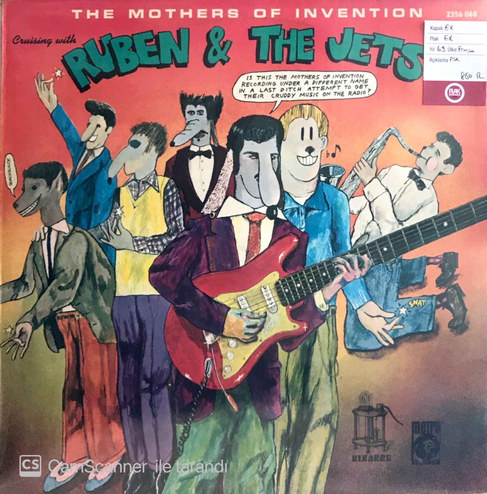 Crusing With Ruben And The Jets / The Mothers Of Invention Metro LP