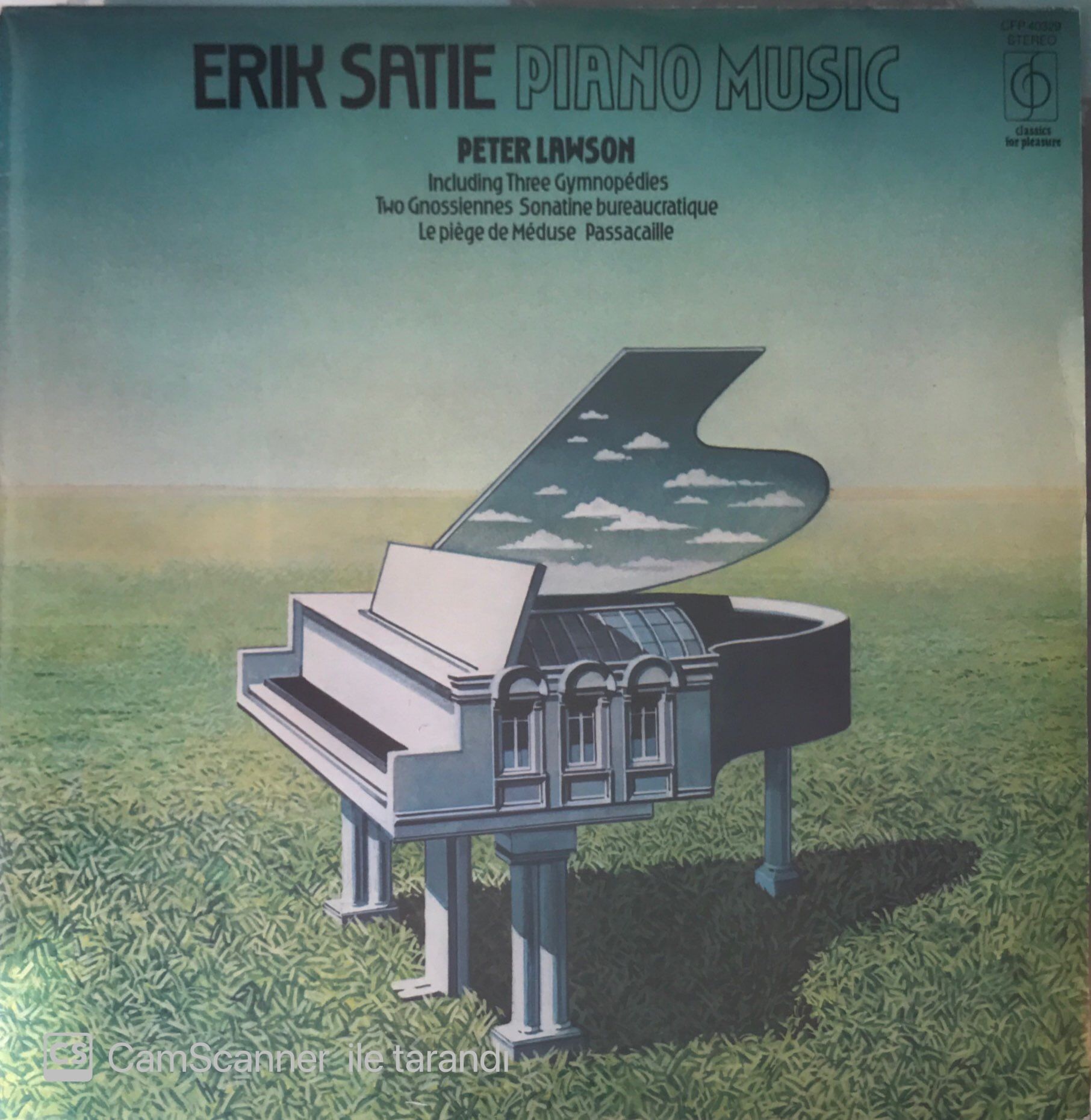 Erik Satie Piano Music - Peter Lawson LP