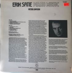 Erik Satie Piano Music - Peter Lawson LP