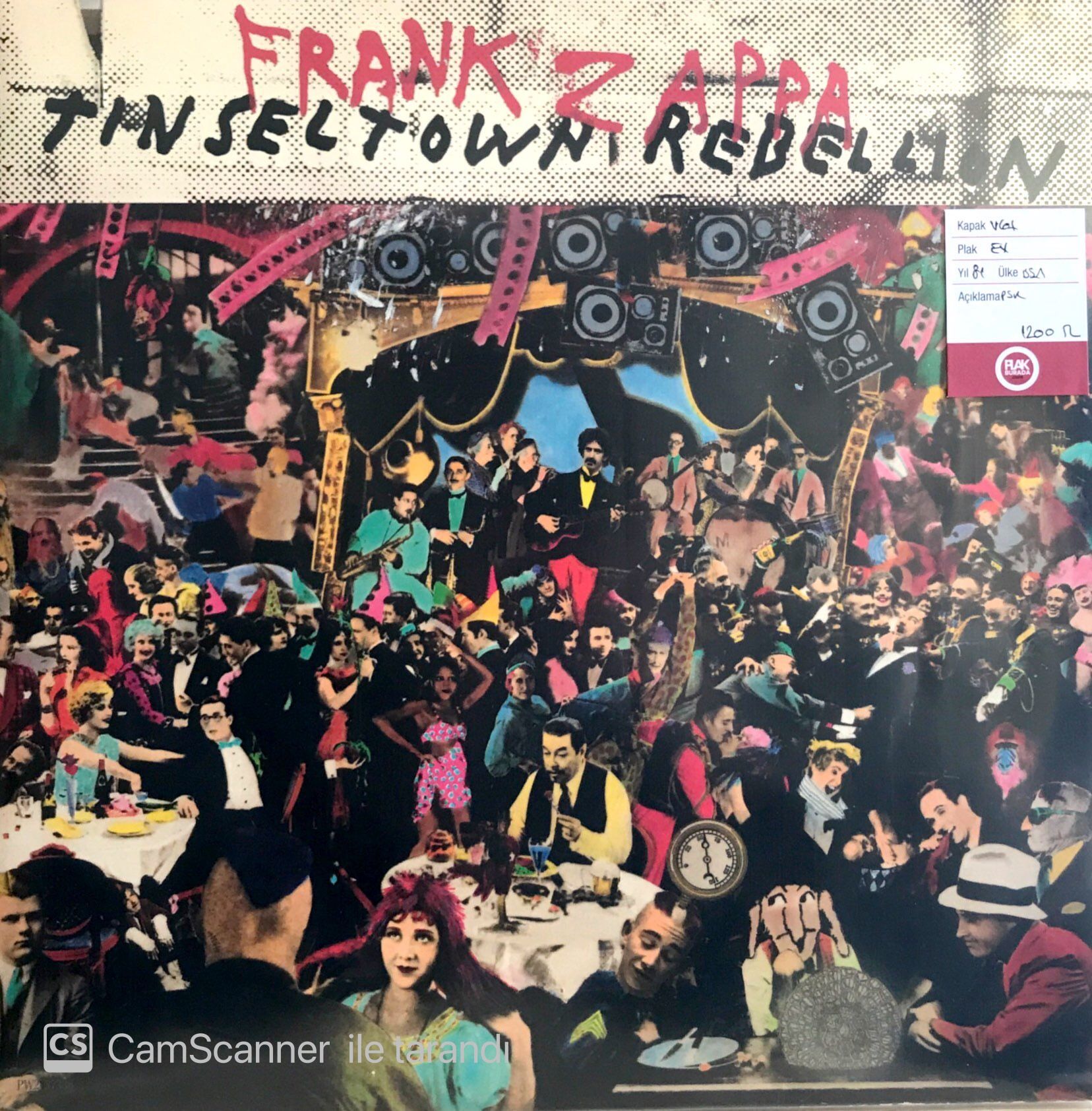 Frank Zappa / Tinsel Town Rebellion LP
