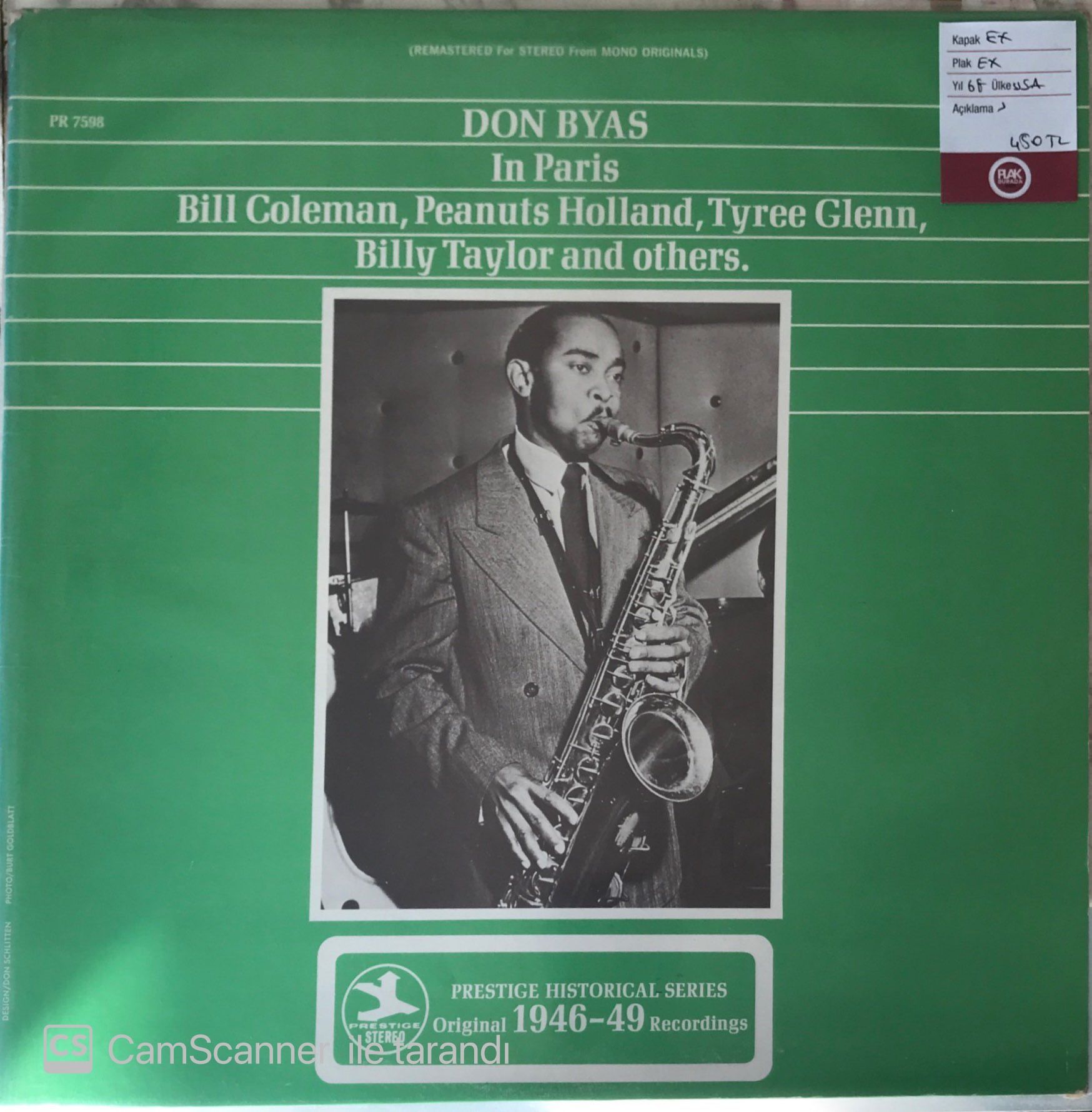 Don Byas - In Paris LP