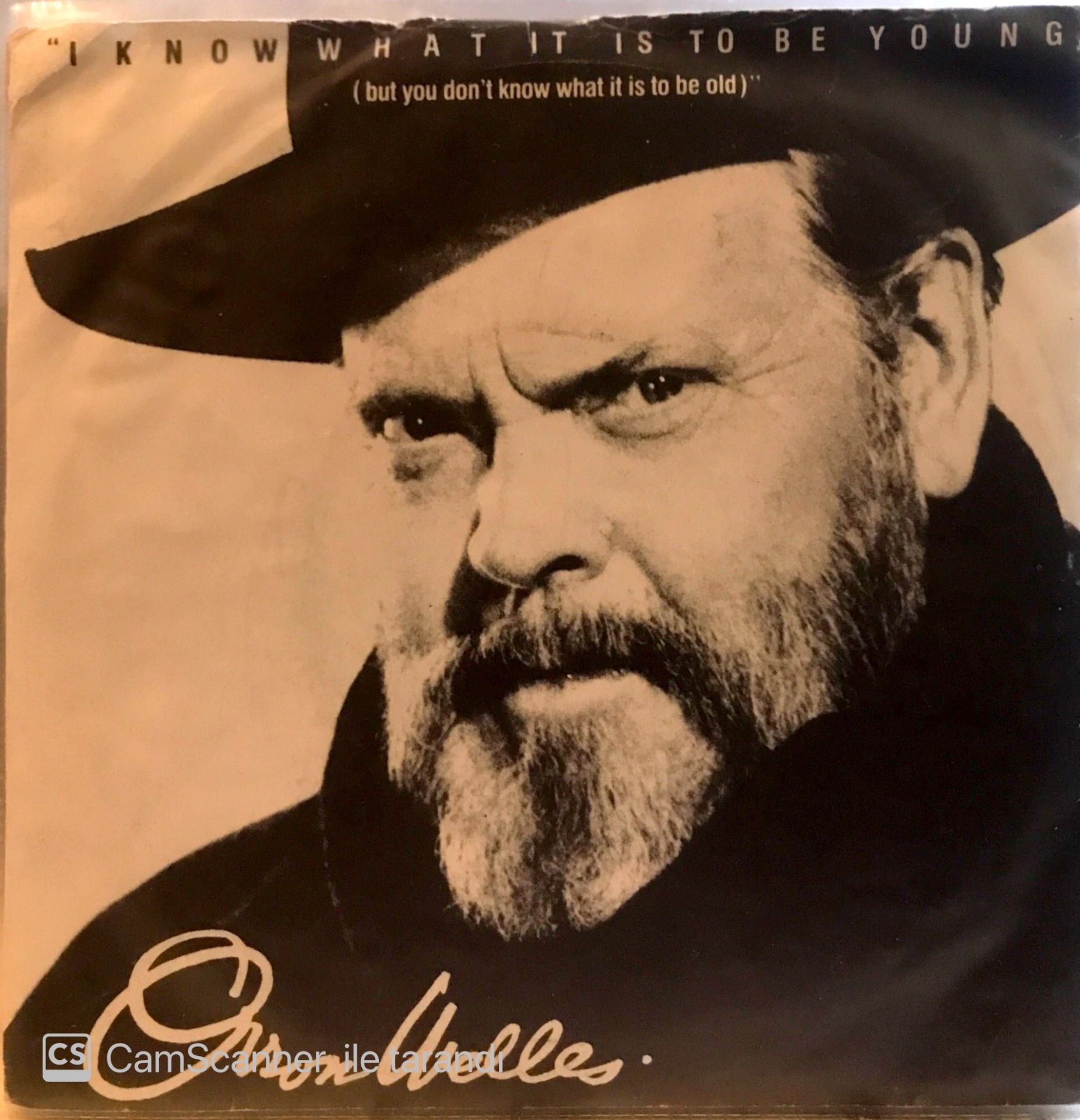 Orson Welles - I Know what it is to be Young 45lik