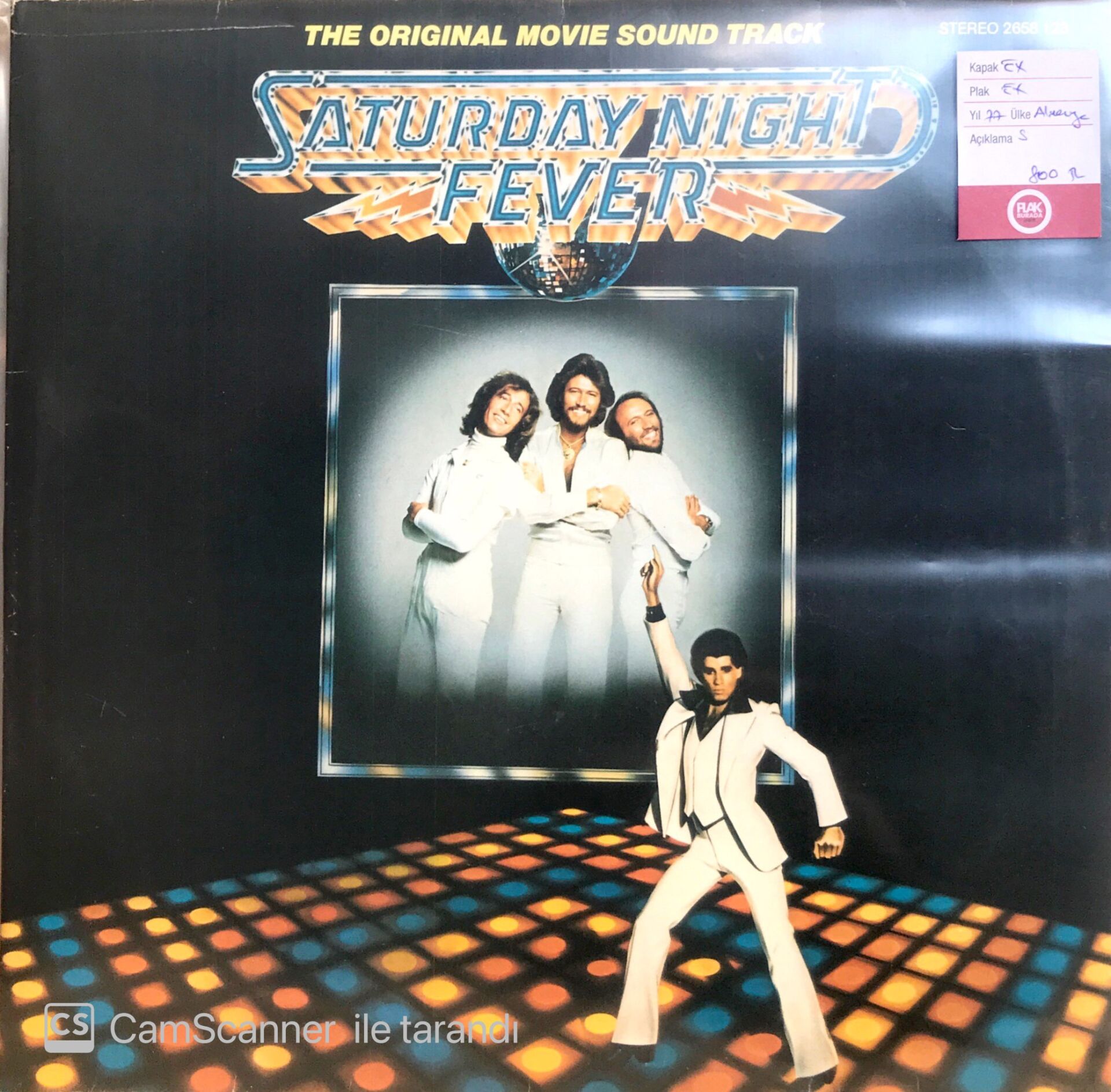The Original Movie Soundtrack Saturday Night Fever Double LP
