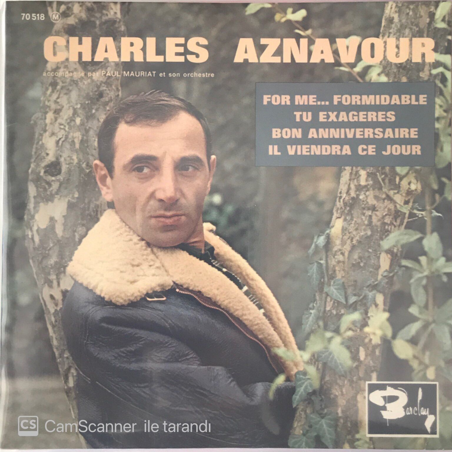 Charles Aznavour For Me... Formidable 45lik