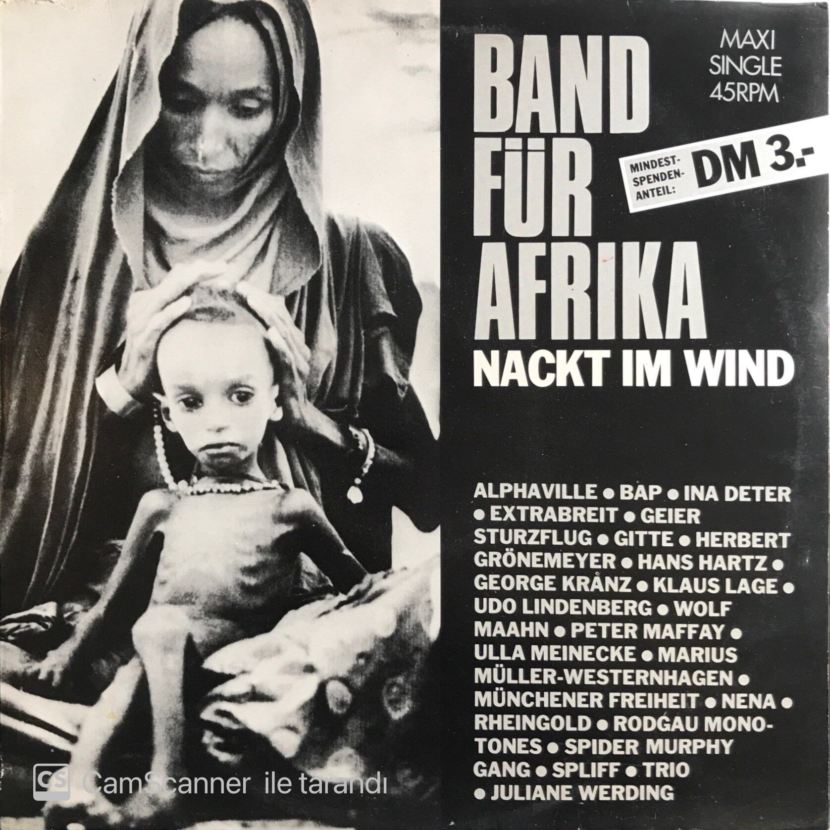 Band Für Afrika - Nackt Im Wind MAXİ