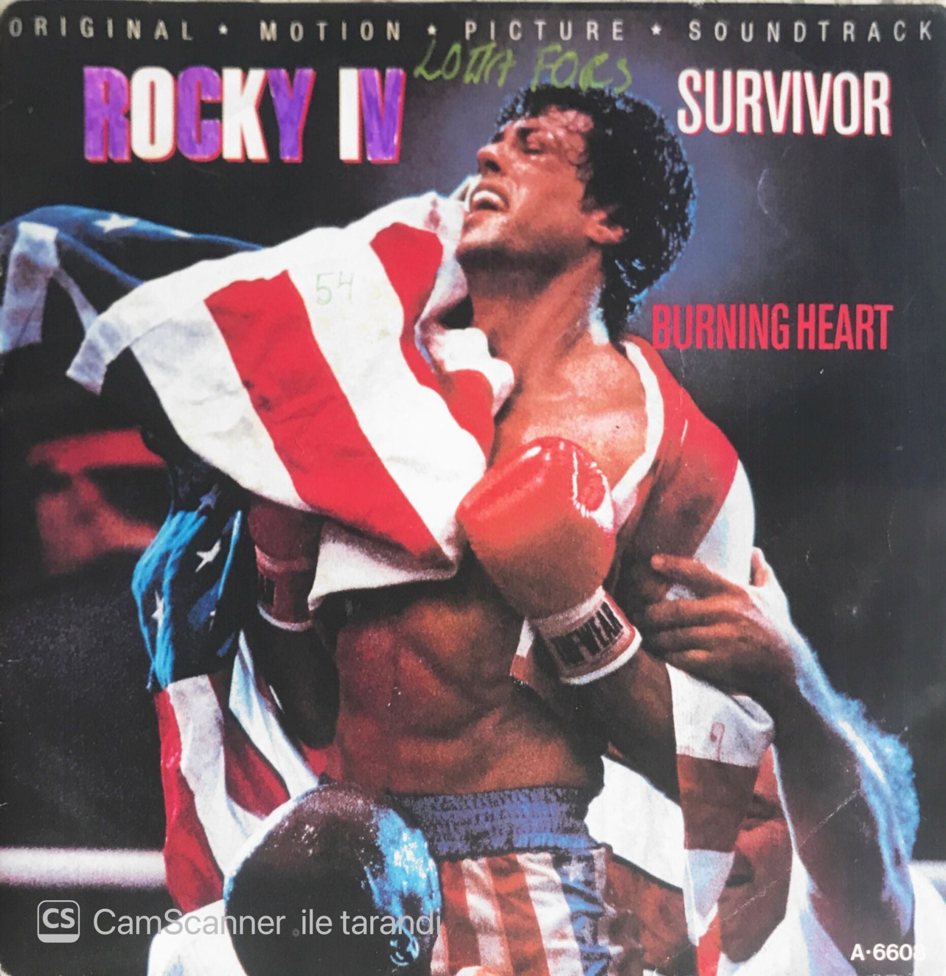 Rocky IV - Soundtrack - Burning Heart - 45'lik