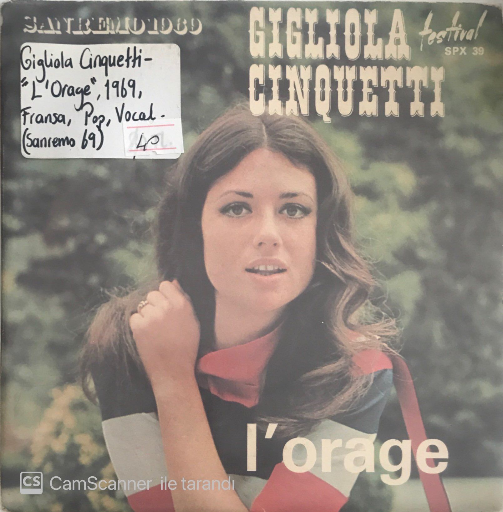 Gigliola Cinquetti L'orage 45lik