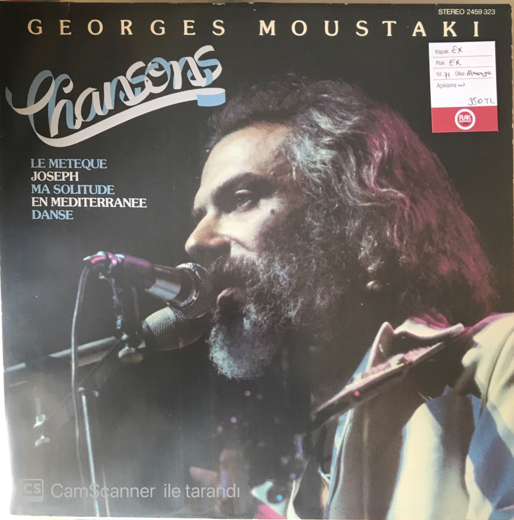 Georges Moustaki Chansons LP