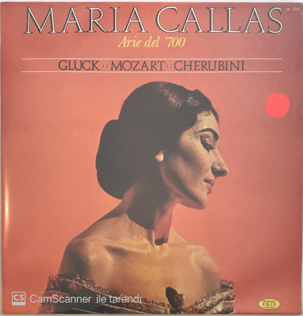 Maria Callas Arie Del '700 LP